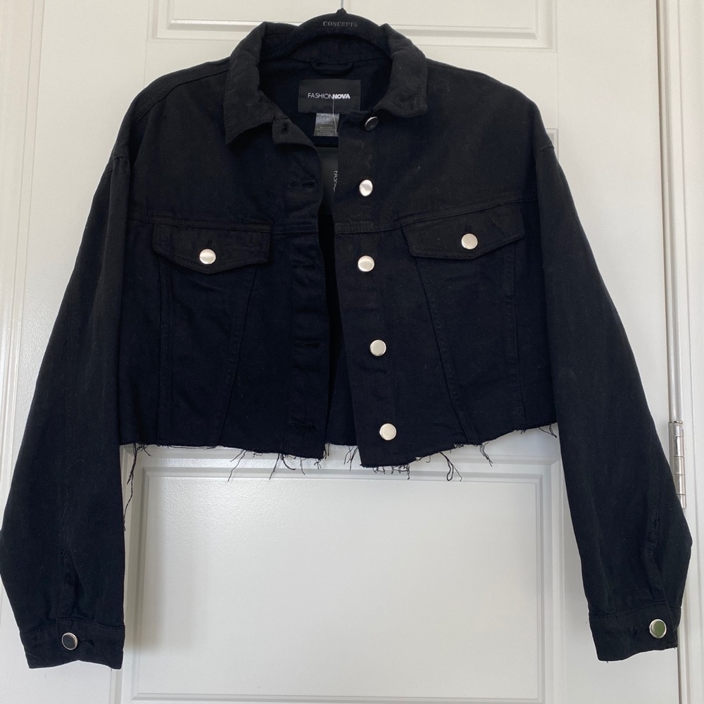Cropped Denim Jacket